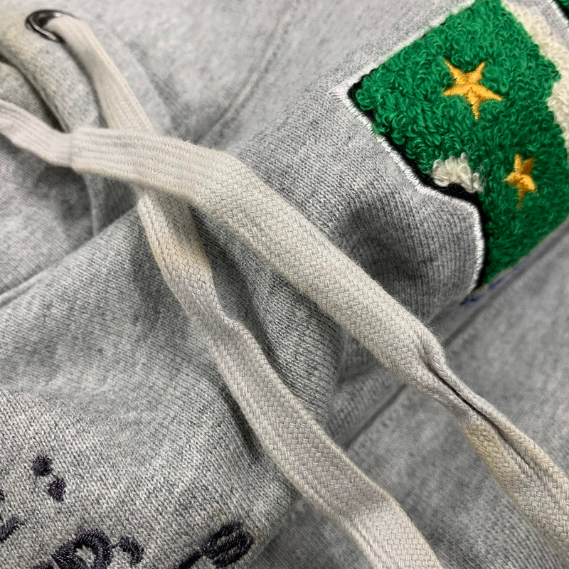【中古品】【メンズ】 HYSTERIC GLAMOUR ヒステリックグラマー × GENZAI ゲンザイ SAGARA COLLAGE HOODIE GZ1184 サガラ カレッジ フーディ パーカー 140-260608-as-03-izu サイズ：L カラー：グレー 万代Net店