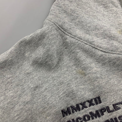 【中古品】【メンズ】 HYSTERIC GLAMOUR ヒステリックグラマー × GENZAI ゲンザイ SAGARA COLLAGE HOODIE GZ1184 サガラ カレッジ フーディ パーカー 140-260608-as-03-izu サイズ：L カラー：グレー 万代Net店