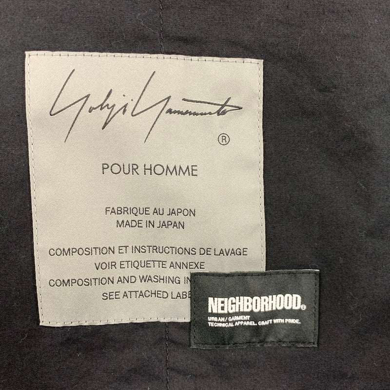 【中古品】【メンズ】 Yohji Yamamoto ヨウジヤマモト × NEIGHBORHOOD ネイバーフッド PRINT SHIRT LS HP-B95-054 242BEYYN-SHM01S プリント シャツ ロングスリーブ 長袖 140-260608-as-12-izu サイズ：XL カラー：ブラック 万代Net店