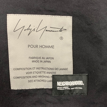 【中古品】【メンズ】 Yohji Yamamoto ヨウジヤマモト × NEIGHBORHOOD ネイバーフッド PRINT SHIRT LS HP-B95-054 242BEYYN-SHM01S プリント シャツ ロングスリーブ 長袖 140-260608-as-12-izu サイズ：XL カラー：ブラック 万代Net店