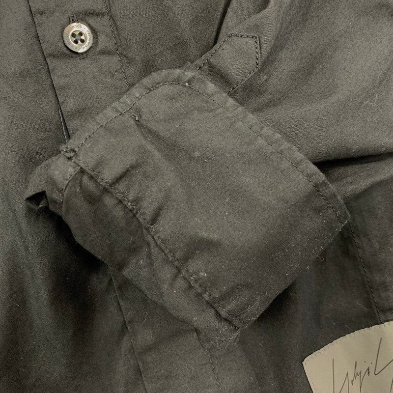 【中古品】【メンズ】 Yohji Yamamoto ヨウジヤマモト × NEIGHBORHOOD ネイバーフッド PRINT SHIRT LS HP-B95-054 242BEYYN-SHM01S プリント シャツ ロングスリーブ 長袖 140-260608-as-12-izu サイズ：XL カラー：ブラック 万代Net店