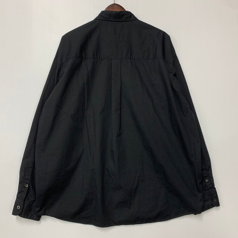【中古品】【メンズ】 Yohji Yamamoto ヨウジヤマモト × NEIGHBORHOOD ネイバーフッド PRINT SHIRT LS HP-B95-054 242BEYYN-SHM01S プリント シャツ ロングスリーブ 長袖 140-260608-as-12-izu サイズ：XL カラー：ブラック 万代Net店