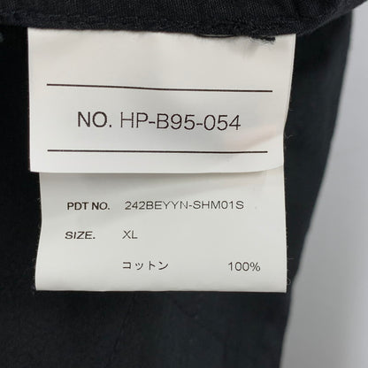 【中古品】【メンズ】 Yohji Yamamoto ヨウジヤマモト × NEIGHBORHOOD ネイバーフッド PRINT SHIRT LS HP-B95-054 242BEYYN-SHM01S プリント シャツ ロングスリーブ 長袖 140-260608-as-12-izu サイズ：XL カラー：ブラック 万代Net店