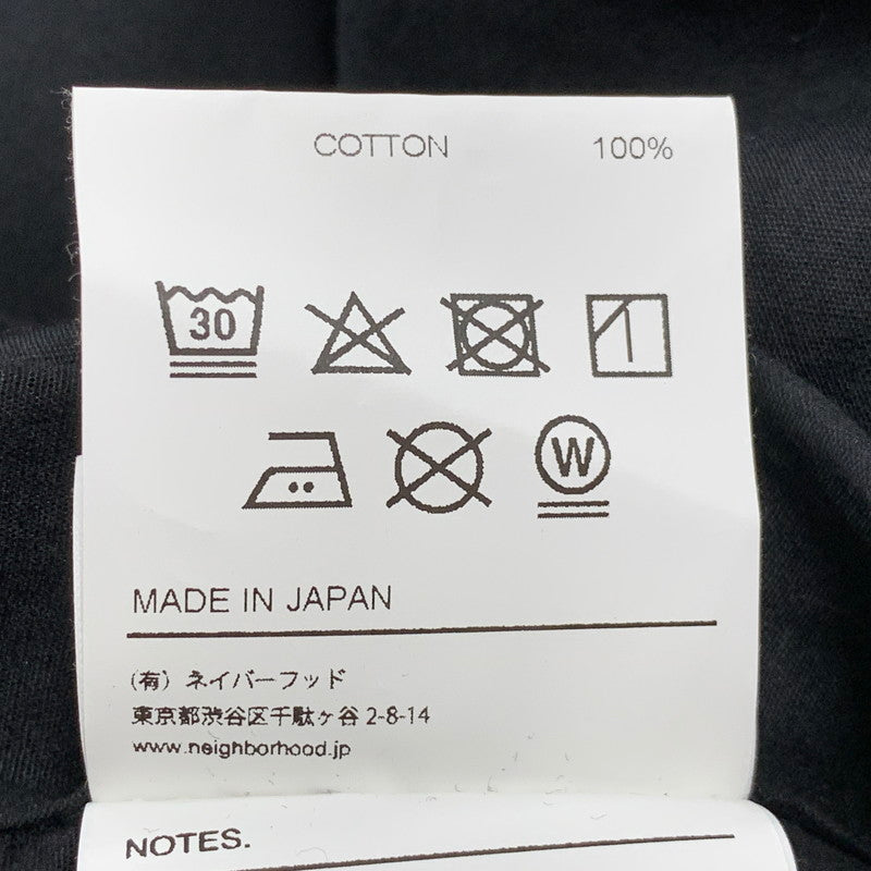 【中古品】【メンズ】 Yohji Yamamoto ヨウジヤマモト × NEIGHBORHOOD ネイバーフッド PRINT SHIRT LS HP-B95-054 242BEYYN-SHM01S プリント シャツ ロングスリーブ 長袖 140-260608-as-12-izu サイズ：XL カラー：ブラック 万代Net店