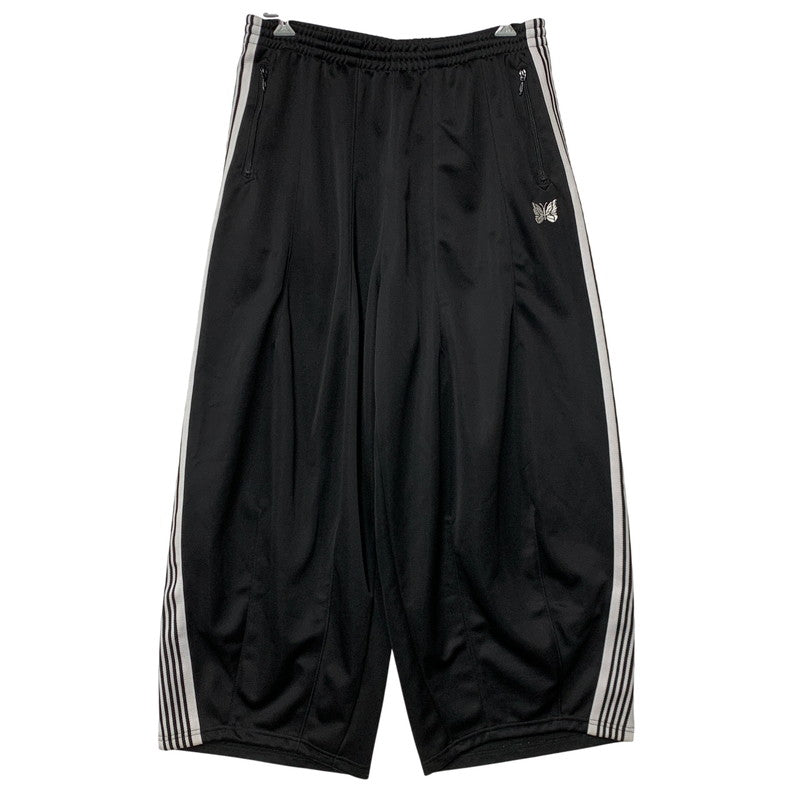 【中古品】【メンズ】 Needles ニードルス × FREAK'S STORE フリークスストア H.D. TRACK PANTS QV1626 トラックパンツ 別注 151-260608-as-06-izu サイズ：L カラー：ブラック×ホワイト 万代Net店
