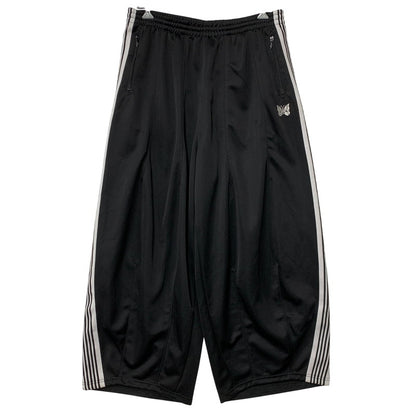 【中古品】【メンズ】 Needles ニードルス × FREAK'S STORE フリークスストア H.D. TRACK PANTS QV1626 トラックパンツ 別注 151-260608-as-06-izu サイズ：L カラー：ブラック×ホワイト 万代Net店