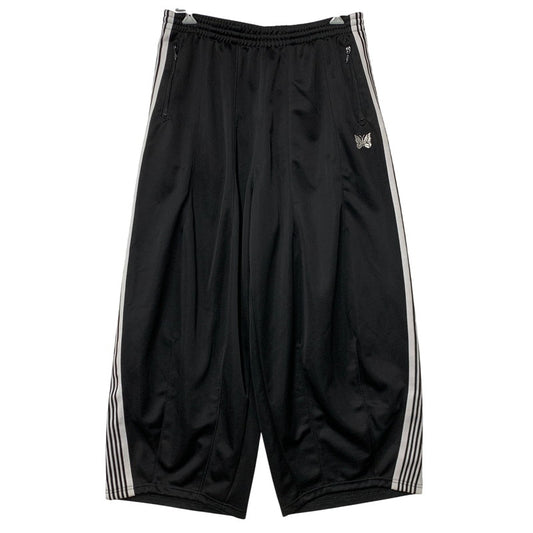 【中古品】【メンズ】 Needles ニードルス × FREAK'S STORE フリークスストア H.D. TRACK PANTS QV1626 トラックパンツ 別注 151-260608-as-06-izu サイズ：L カラー：ブラック×ホワイト 万代Net店