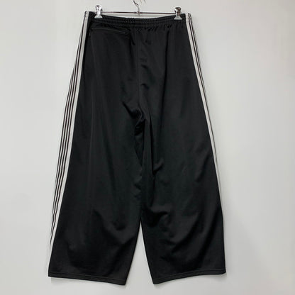 【中古品】【メンズ】 Needles ニードルス × FREAK'S STORE フリークスストア H.D. TRACK PANTS QV1626 トラックパンツ 別注 151-260608-as-06-izu サイズ：L カラー：ブラック×ホワイト 万代Net店