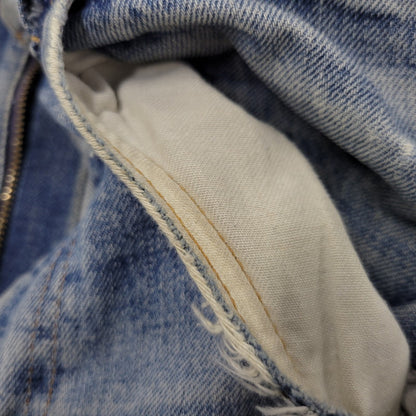 【現状渡し品】【メンズ】 Levi's リーバイス 42TALON ZIP BIG-E BOOT CUT DENIM PANTS 517-0217 刻印16 ブーツカット デニムパンツ 不均等V クロカン バックポケット裏チェーン ジーンズ 157-260617-as-05-izu カラー：ライトインディゴ 万代Net店