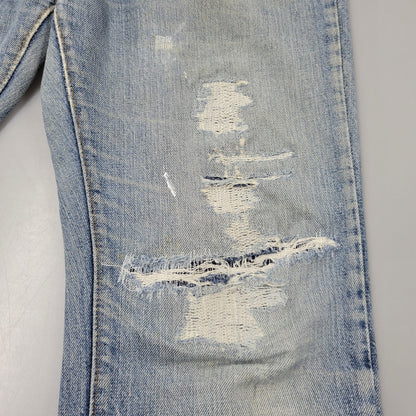 【現状渡し品】【メンズ】 Levi's リーバイス 42TALON ZIP BIG-E BOOT CUT DENIM PANTS 517-0217 刻印16 ブーツカット デニムパンツ 不均等V クロカン バックポケット裏チェーン ジーンズ 157-260617-as-05-izu カラー：ライトインディゴ 万代Net店