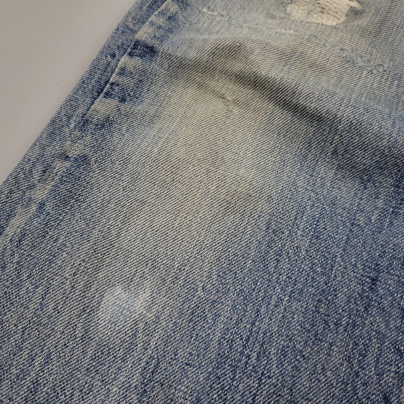 【現状渡し品】【メンズ】 Levi's リーバイス 42TALON ZIP BIG-E BOOT CUT DENIM PANTS 517-0217 刻印16 ブーツカット デニムパンツ 不均等V クロカン バックポケット裏チェーン ジーンズ 157-260617-as-05-izu カラー：ライトインディゴ 万代Net店
