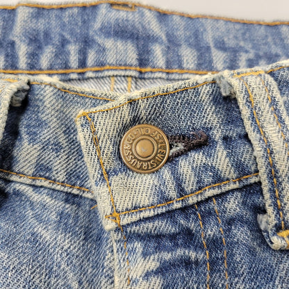 【現状渡し品】【メンズ】 Levi's リーバイス 42TALON ZIP BIG-E BOOT CUT DENIM PANTS 517-0217 刻印16 ブーツカット デニムパンツ 不均等V クロカン バックポケット裏チェーン ジーンズ 157-260617-as-05-izu カラー：ライトインディゴ 万代Net店