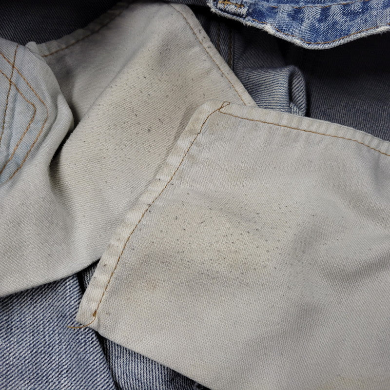 【現状渡し品】【メンズ】 Levi's リーバイス 42TALON ZIP BIG-E BOOT CUT DENIM PANTS 517-0217 刻印16 ブーツカット デニムパンツ 不均等V クロカン バックポケット裏チェーン ジーンズ 157-260617-as-05-izu カラー：ライトインディゴ 万代Net店