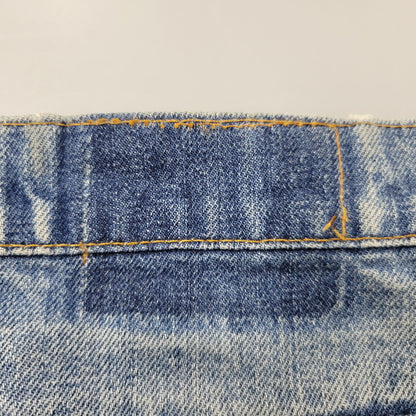 【現状渡し品】【メンズ】 Levi's リーバイス 42TALON ZIP BIG-E BOOT CUT DENIM PANTS 517-0217 刻印16 ブーツカット デニムパンツ 不均等V クロカン バックポケット裏チェーン ジーンズ 157-260617-as-05-izu カラー：ライトインディゴ 万代Net店