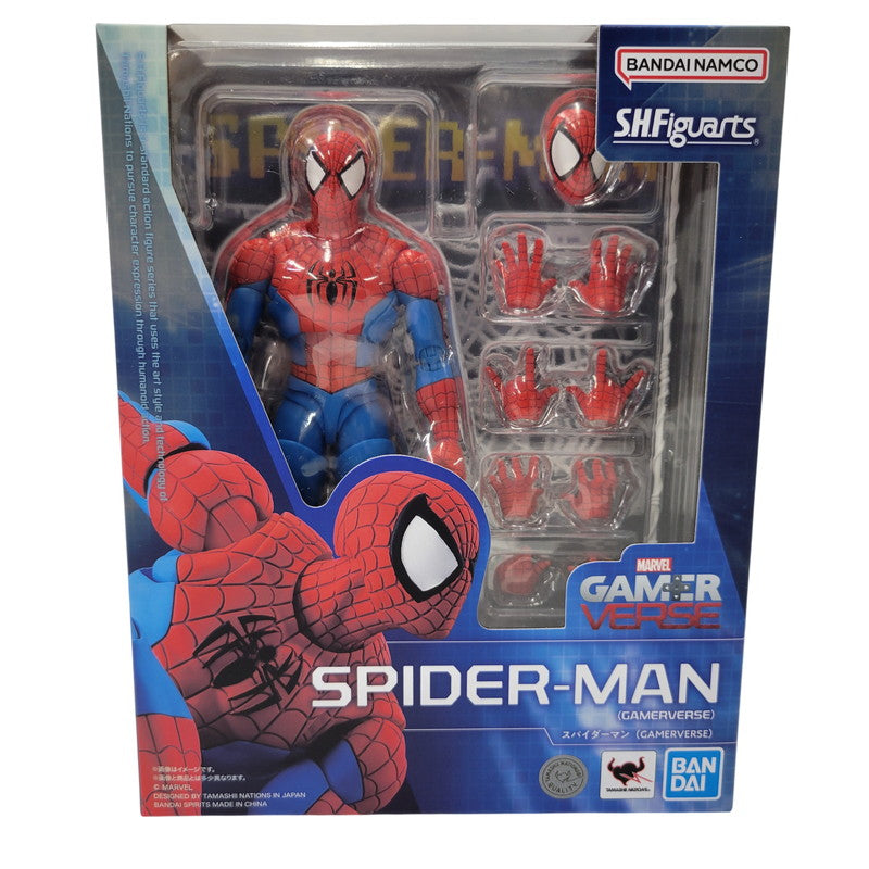 【中古美品】 MARVEL S.H.Figuarts スパイダーマン(GAMERVERSE) 055-260809-mh-01-izuh 万代Net店