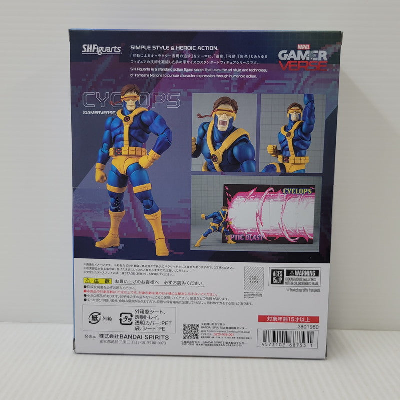 【中古美品】 MARVEL S.H.Figuarts サイクロップス(GAMERVERSE) 055-260809-mh-02-izuh 万代Net店