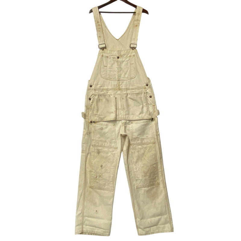 【現状渡し品】【メンズ】 BIG MAC ビッグマック JC PENNEY APRON DOUBLE KNEE OVERALL ジェーシーペニー エプロン ダブルニー オーバーオール 157-260610-kh-11-izu カラー：アイボリ― 万代Net店