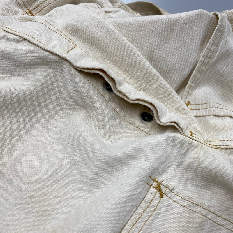 【現状渡し品】【メンズ】 BIG MAC ビッグマック JC PENNEY APRON DOUBLE KNEE OVERALL ジェーシーペニー エプロン ダブルニー オーバーオール 157-260610-kh-11-izu カラー：アイボリ― 万代Net店