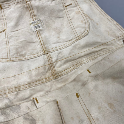 【現状渡し品】【メンズ】 BIG MAC ビッグマック JC PENNEY APRON DOUBLE KNEE OVERALL ジェーシーペニー エプロン ダブルニー オーバーオール 157-260610-kh-11-izu カラー：アイボリ― 万代Net店