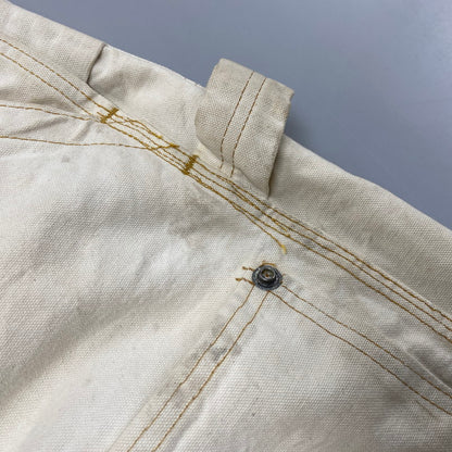 【現状渡し品】【メンズ】 BIG MAC ビッグマック JC PENNEY APRON DOUBLE KNEE OVERALL ジェーシーペニー エプロン ダブルニー オーバーオール 157-260610-kh-11-izu カラー：アイボリ― 万代Net店