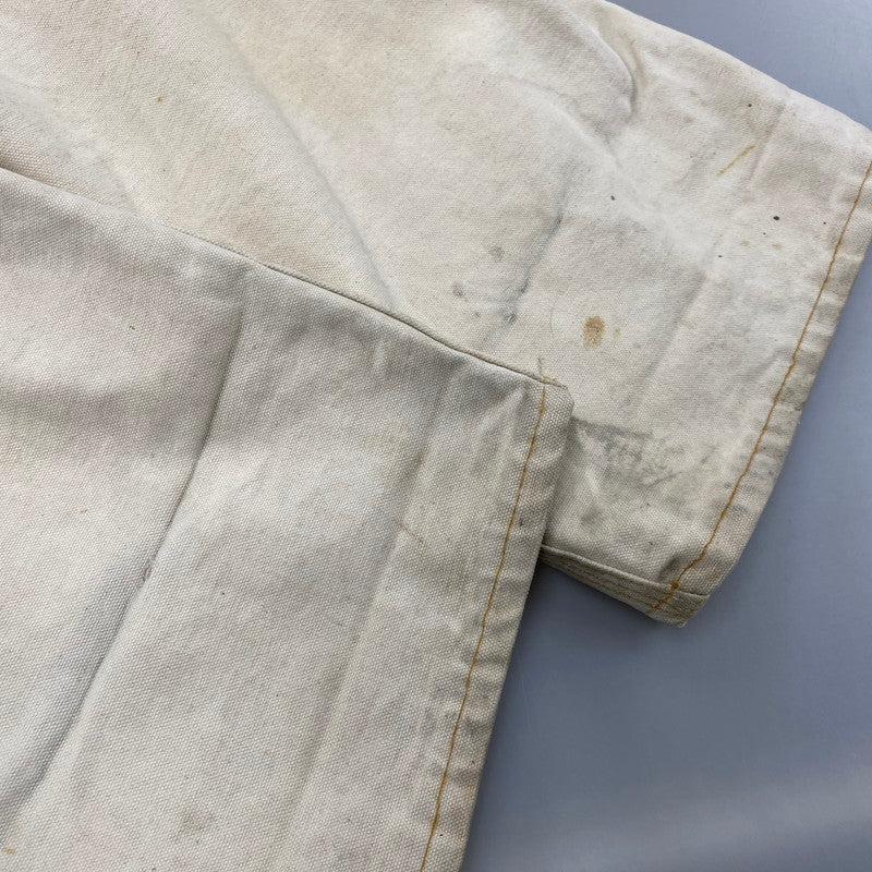 【現状渡し品】【メンズ】 BIG MAC ビッグマック JC PENNEY APRON DOUBLE KNEE OVERALL ジェーシーペニー エプロン ダブルニー オーバーオール 157-260610-kh-11-izu カラー：アイボリ― 万代Net店
