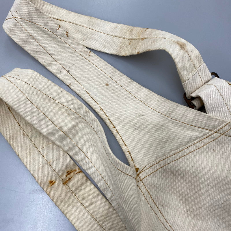 【現状渡し品】【メンズ】 BIG MAC ビッグマック JC PENNEY APRON DOUBLE KNEE OVERALL ジェーシーペニー エプロン ダブルニー オーバーオール 157-260610-kh-11-izu カラー：アイボリ― 万代Net店