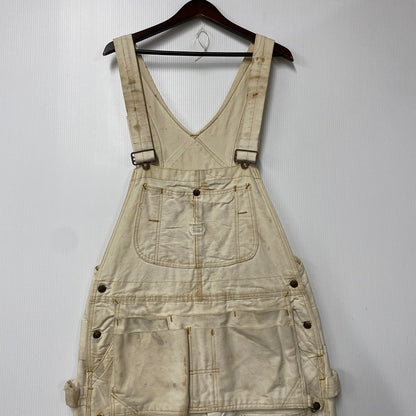 【現状渡し品】【メンズ】 BIG MAC ビッグマック JC PENNEY APRON DOUBLE KNEE OVERALL ジェーシーペニー エプロン ダブルニー オーバーオール 157-260610-kh-11-izu カラー：アイボリ― 万代Net店