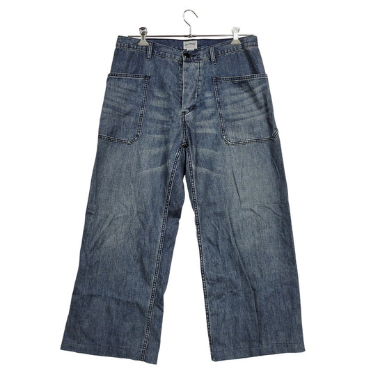 【中古品】【メンズ】 HOUSTON ヒューストン 10079 USN DENIM SAILOR PANTS デニム セーラー パンツ ボトムス 156-260620-kh-07-izu サイズ：XL カラー：インディゴ 万代Net店