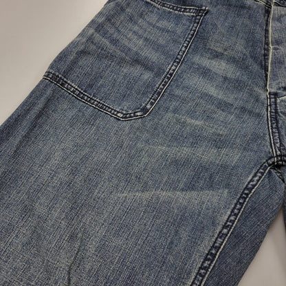 【中古品】【メンズ】 HOUSTON ヒューストン 10079 USN DENIM SAILOR PANTS デニム セーラー パンツ ボトムス 156-260620-kh-07-izu サイズ：XL カラー：インディゴ 万代Net店