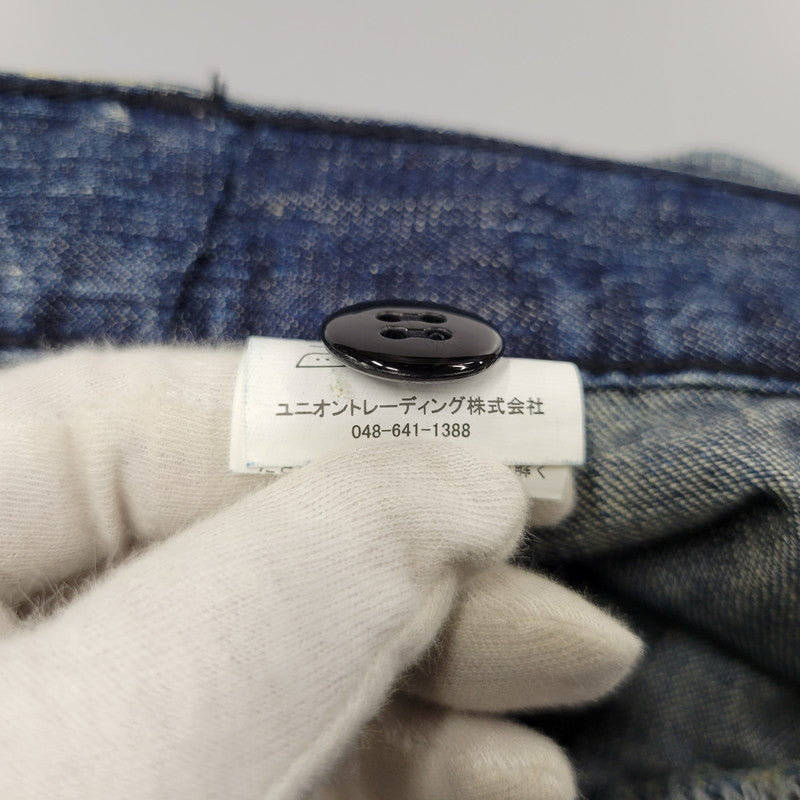 【中古品】【メンズ】 HOUSTON ヒューストン 10079 USN DENIM SAILOR PANTS デニム セーラー パンツ ボトムス 156-260620-kh-07-izu サイズ：XL カラー：インディゴ 万代Net店