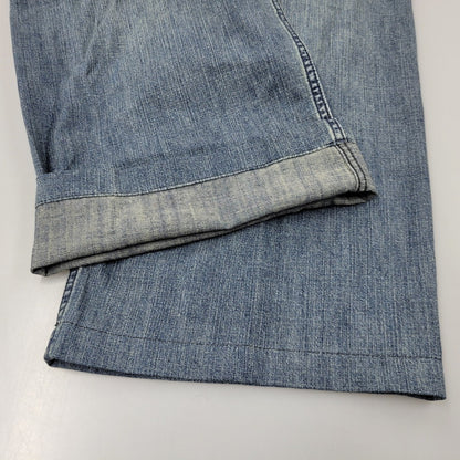 【中古品】【メンズ】 HOUSTON ヒューストン 10079 USN DENIM SAILOR PANTS デニム セーラー パンツ ボトムス 156-260620-kh-07-izu サイズ：XL カラー：インディゴ 万代Net店