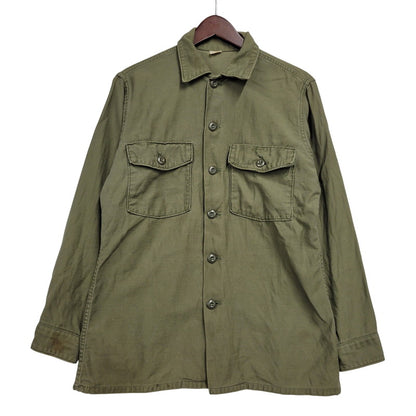 【中古品】【メンズ】 U.S.ARMY アメリカ陸軍 8405-781-8947 MILITARY SHIRT ミリタリー シャツ トップス 146-260620-kh-04-izu サイズ：15 1/2×33 カラー：カーキ 万代Net店