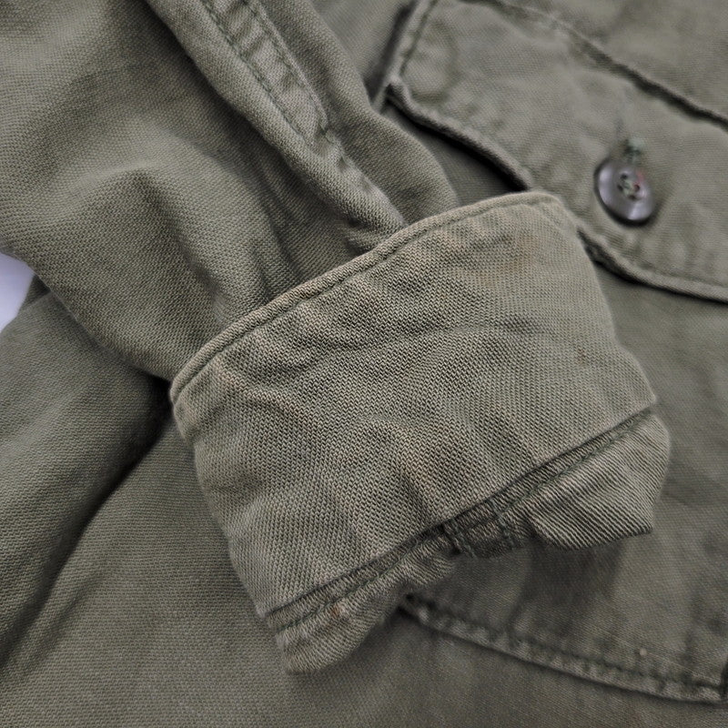 【中古品】【メンズ】 U.S.ARMY アメリカ陸軍 8405-781-8947 MILITARY SHIRT ミリタリー シャツ トップス 146-260620-kh-04-izu サイズ：15 1/2×33 カラー：カーキ 万代Net店