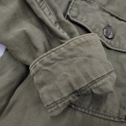 【中古品】【メンズ】 U.S.ARMY アメリカ陸軍 8405-781-8947 MILITARY SHIRT ミリタリー シャツ トップス 146-260620-kh-04-izu サイズ：15 1/2×33 カラー：カーキ 万代Net店