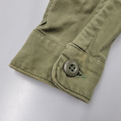 【中古品】【メンズ】 U.S.ARMY アメリカ陸軍 8405-781-8947 MILITARY SHIRT ミリタリー シャツ トップス 146-260620-kh-04-izu サイズ：15 1/2×33 カラー：カーキ 万代Net店