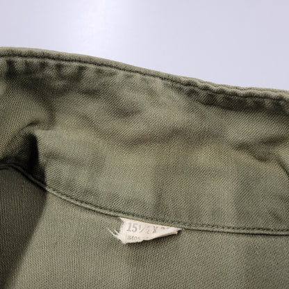 【中古品】【メンズ】 U.S.ARMY アメリカ陸軍 8405-781-8947 MILITARY SHIRT ミリタリー シャツ トップス 146-260620-kh-04-izu サイズ：15 1/2×33 カラー：カーキ 万代Net店