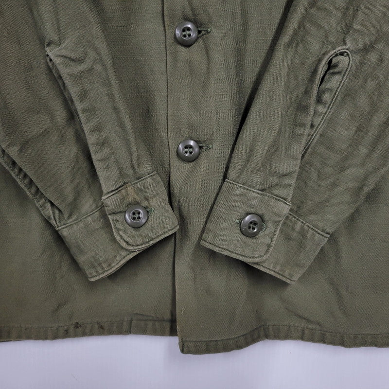 【中古品】【メンズ】 U.S.ARMY アメリカ陸軍 8405-781-8947 MILITARY SHIRT ミリタリー シャツ トップス 146-260620-kh-04-izu サイズ：15 1/2×33 カラー：カーキ 万代Net店
