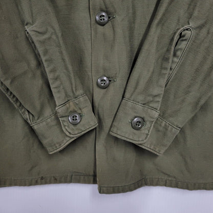 【中古品】【メンズ】 U.S.ARMY アメリカ陸軍 8405-781-8947 MILITARY SHIRT ミリタリー シャツ トップス 146-260620-kh-04-izu サイズ：15 1/2×33 カラー：カーキ 万代Net店