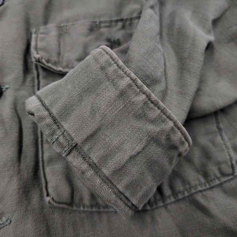 【中古品】【メンズ】 U.S.ARMY アメリカ陸軍 8405-781-8947 MILITARY SHIRT ミリタリー シャツ トップス 146-260620-kh-04-izu サイズ：15 1/2×33 カラー：カーキ 万代Net店