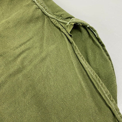 【中古品】【メンズ】 USED SWEDISH ARMY スウェディッシュアーミー スウェーデン軍 M-55 PULLOVER SHIRT プルオーバーシャツ 長袖 146-260618-as-08-izu カラー：グリーン系 万代Net店