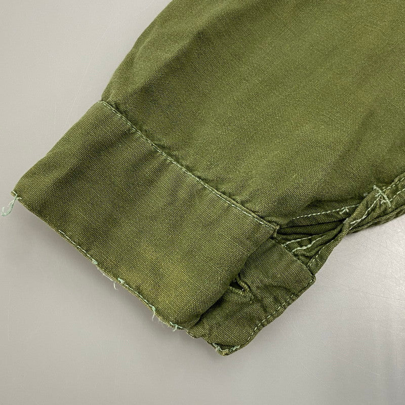 【中古品】【メンズ】 USED SWEDISH ARMY スウェディッシュアーミー スウェーデン軍 M-55 PULLOVER SHIRT プルオーバーシャツ 長袖 146-260618-as-08-izu カラー：グリーン系 万代Net店