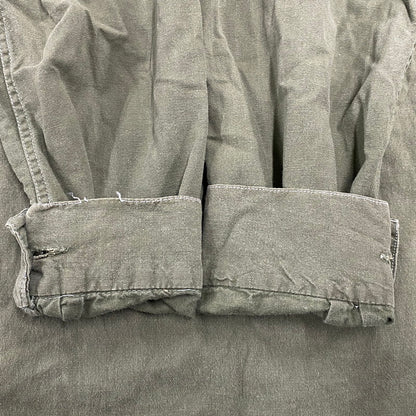 【中古品】【メンズ】 USED SWEDISH ARMY スウェディッシュアーミー スウェーデン軍 M-55 PULLOVER SHIRT プルオーバーシャツ 長袖 146-260618-as-08-izu カラー：グリーン系 万代Net店