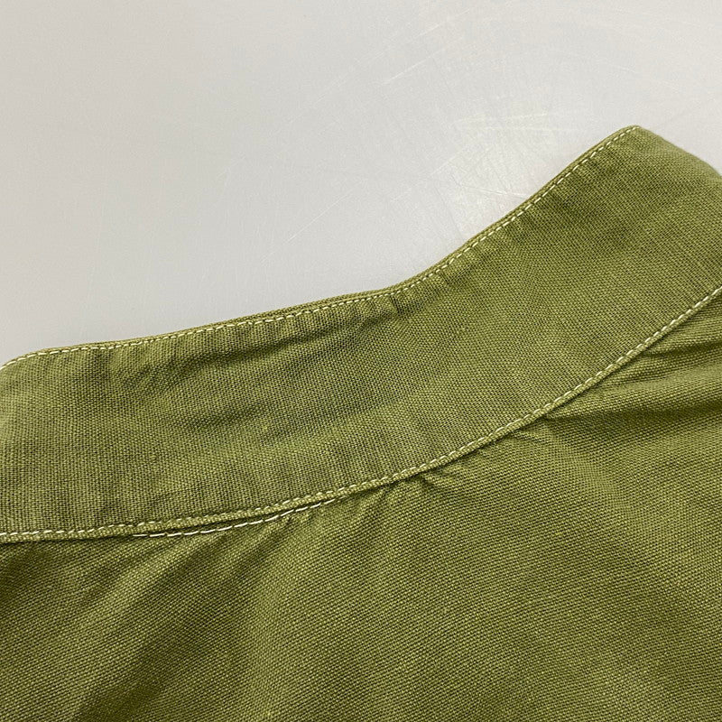 【中古品】【メンズ】 USED SWEDISH ARMY スウェディッシュアーミー スウェーデン軍 M-55 PULLOVER SHIRT プルオーバーシャツ 長袖 146-260618-as-08-izu カラー：グリーン系 万代Net店