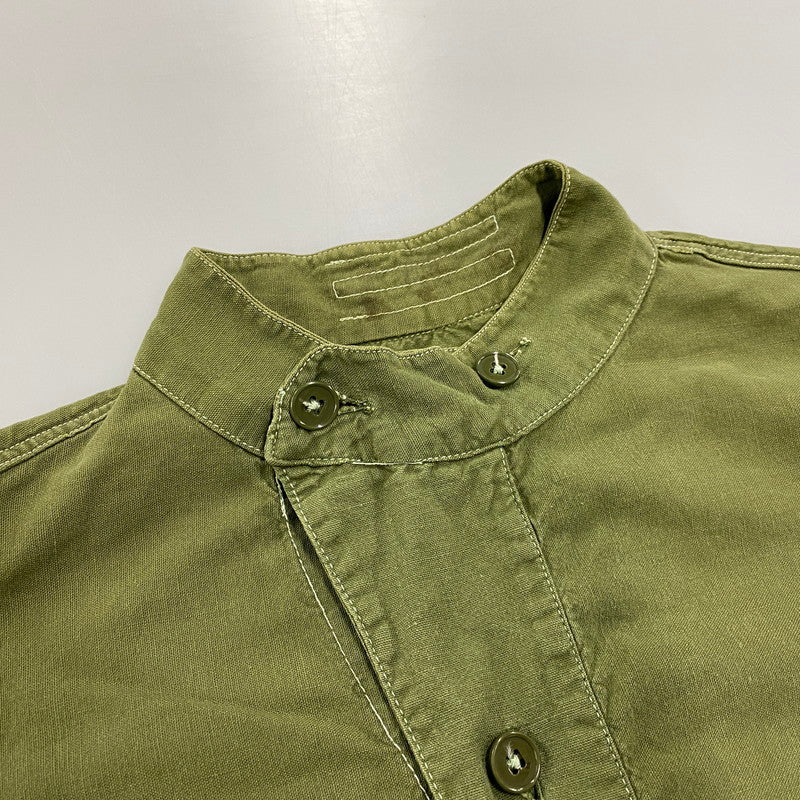 【中古品】【メンズ】 USED SWEDISH ARMY スウェディッシュアーミー スウェーデン軍 M-55 PULLOVER SHIRT プルオーバーシャツ 長袖 146-260618-as-08-izu カラー：グリーン系 万代Net店