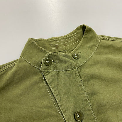 【中古品】【メンズ】 USED SWEDISH ARMY スウェディッシュアーミー スウェーデン軍 M-55 PULLOVER SHIRT プルオーバーシャツ 長袖 146-260618-as-08-izu カラー：グリーン系 万代Net店