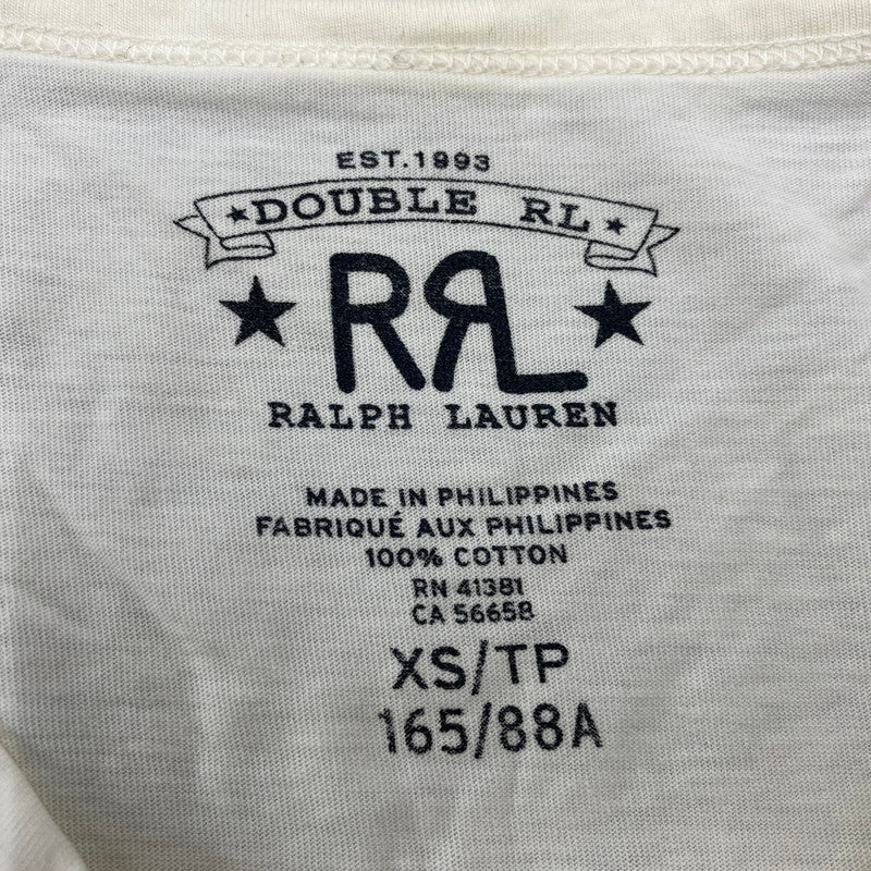 【中古品】【メンズ】 RRL ダブルアールエル TROPICAL PRINT JERSEY T-SHIRT トロピカル プリント ジャージー Tシャツ 半袖 145-260618-as-09-izu サイズ：XS カラー：ホワイト系 万代Net店