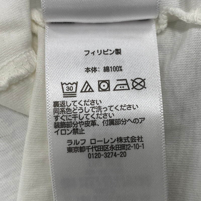 【中古品】【メンズ】 RRL ダブルアールエル TROPICAL PRINT JERSEY T-SHIRT トロピカル プリント ジャージー Tシャツ 半袖 145-260618-as-09-izu サイズ：XS カラー：ホワイト系 万代Net店
