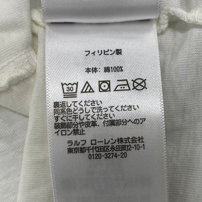 【中古品】【メンズ】 RRL ダブルアールエル TROPICAL PRINT JERSEY T-SHIRT トロピカル プリント ジャージー Tシャツ 半袖 145-260618-as-09-izu サイズ：XS カラー：ホワイト系 万代Net店