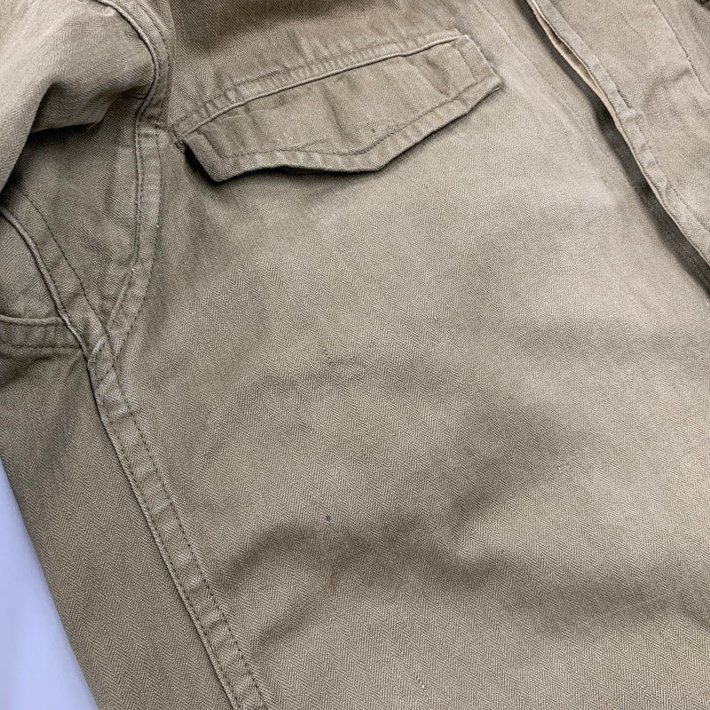 【現状渡し品】【メンズ】 FRENCH ARMY フランス軍 50S FIELD JACKET フィールド ジャケット アウター 146-260608-ya-11-izu サイズ：42 カラー：カーキ 万代Net店