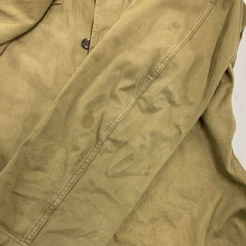 【現状渡し品】【メンズ】 FRENCH ARMY フランス軍 50S FIELD JACKET フィールド ジャケット アウター 146-260608-ya-11-izu サイズ：42 カラー：カーキ 万代Net店